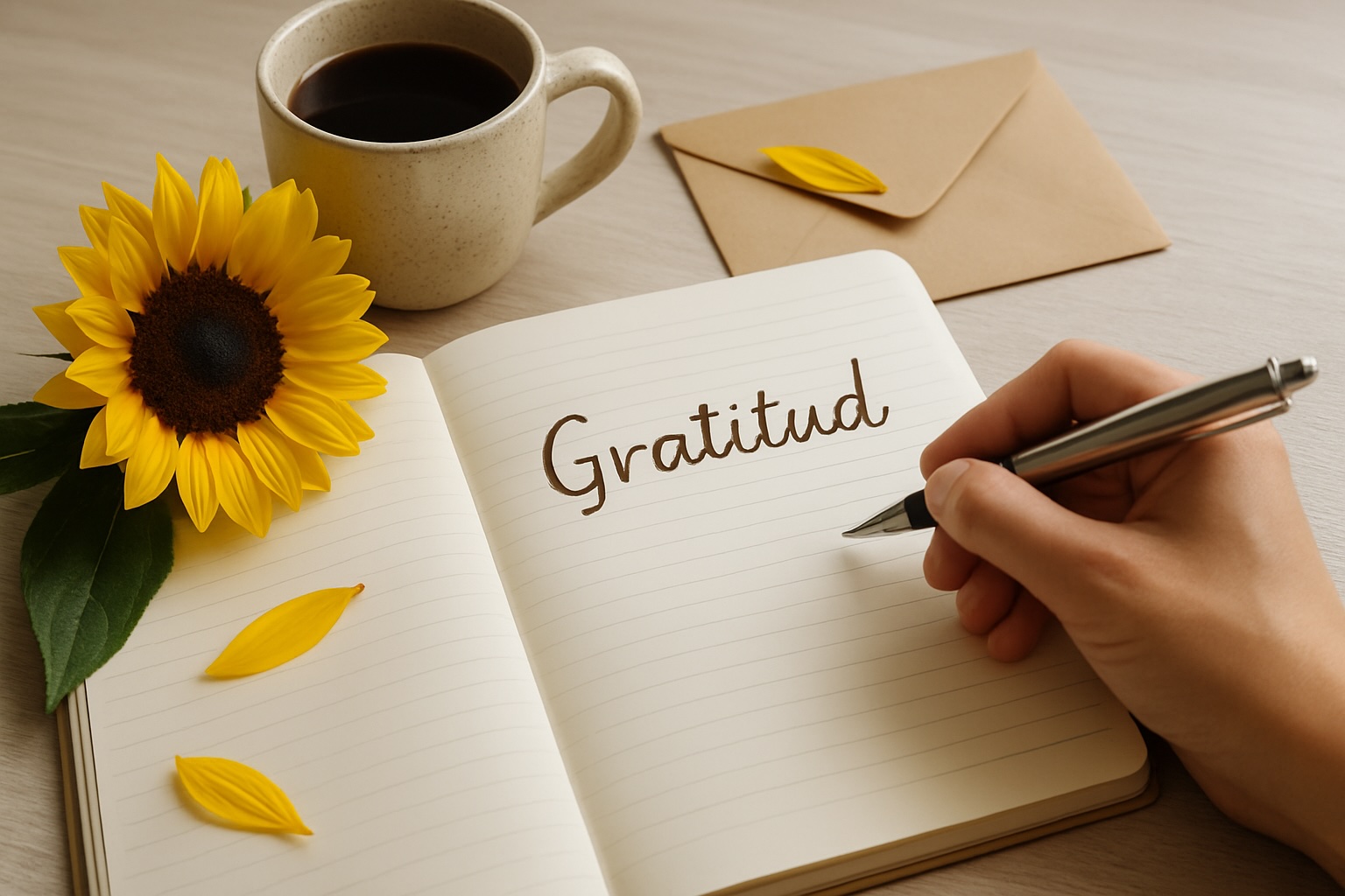 El poder de la gratitud en tus cartas al futuro